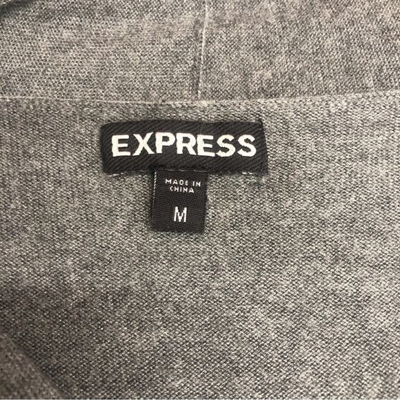 Expresss Gray Knit Sweater - Picture 9 of 16